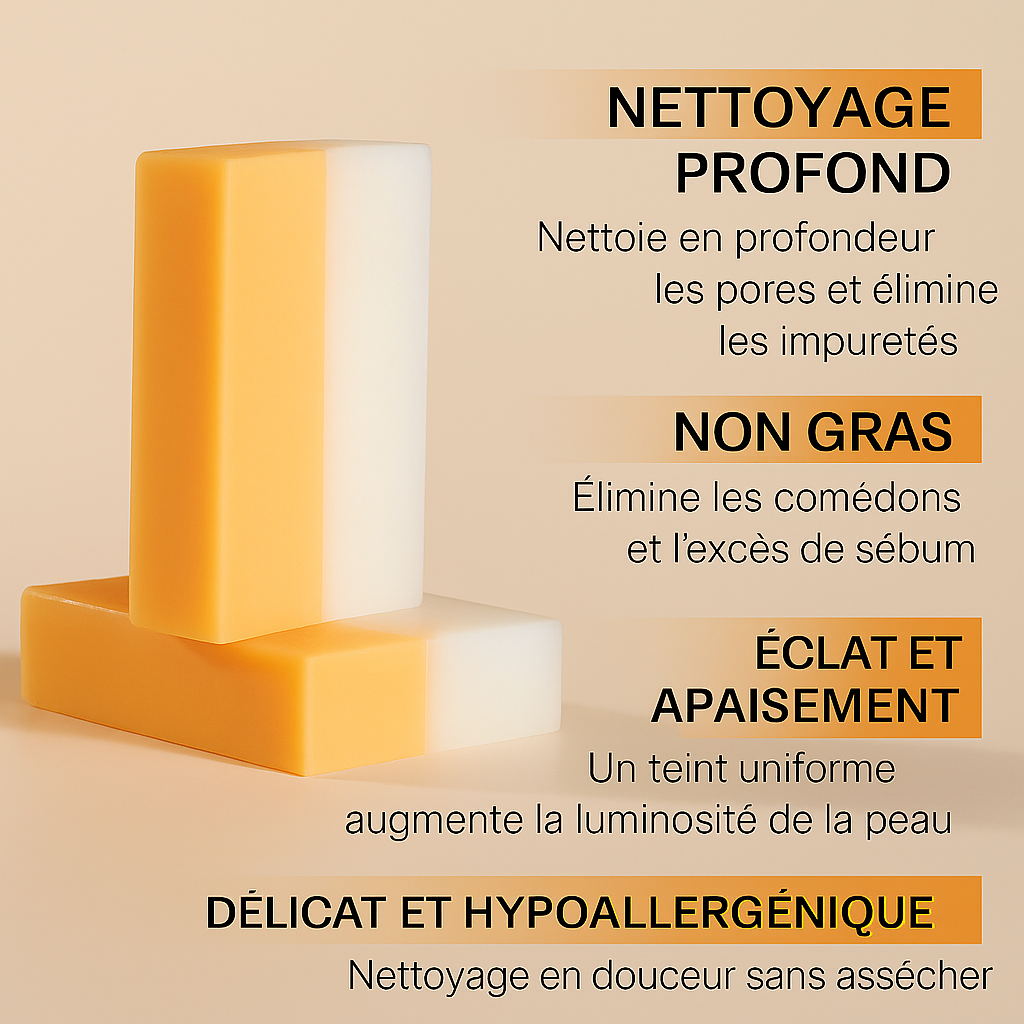 Savon Magique™ – Le savon qui purifie, éclaircit et révèle la vraie beauté de ta peau